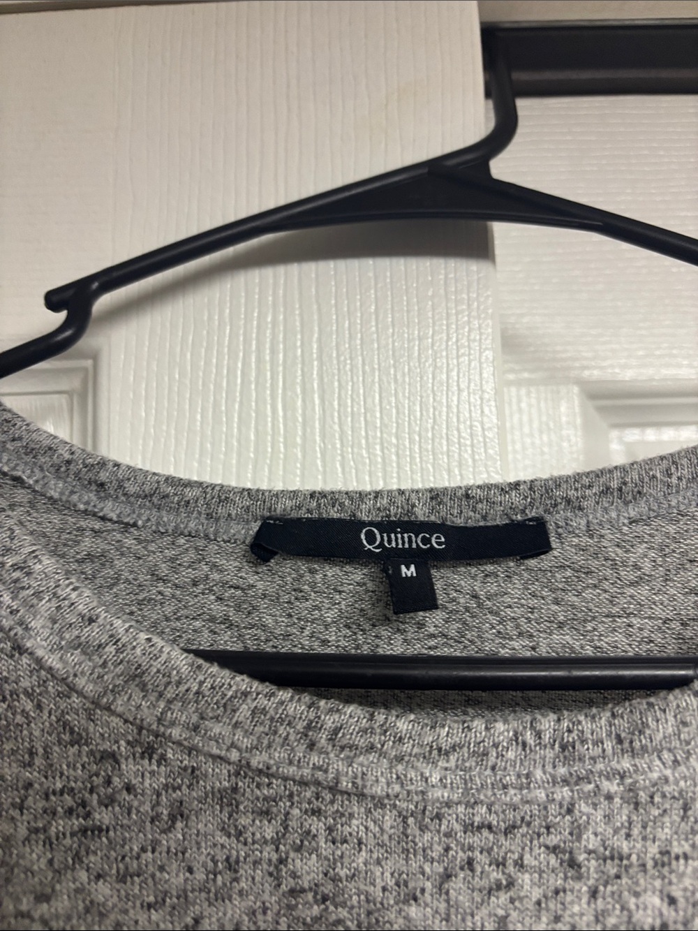 Quince Brushed Long Sleeve Lounge Tee Size Medium - Picture 5 of 8